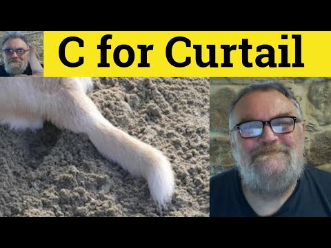 🔵 C is for Curtail - Curtail Meaning - Curtail Examples - Curtail in a Sentence - 501 Synonyms