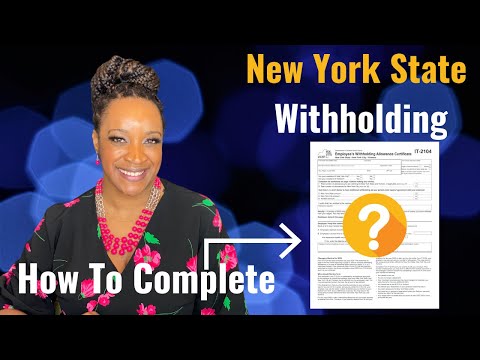 How To Fill Out NEW YORK State Tax Form