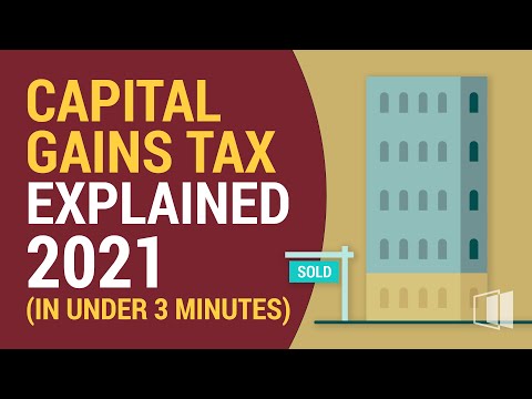 Capital Gains Tax Explained 2021 (In Under 3 Minutes)