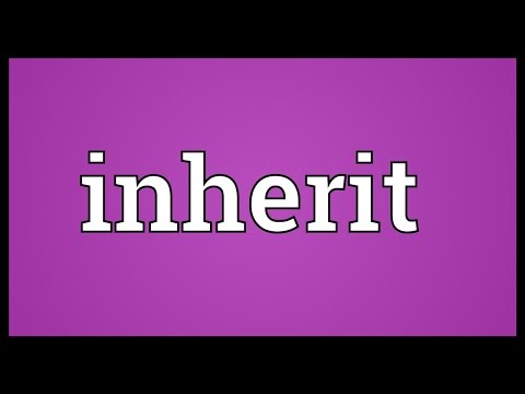 Inherit Meaning