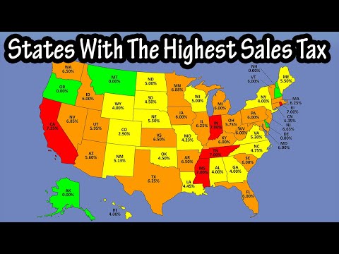 States With The Highest And Lowest And No Sales Tax Rates - States With Lowest Local Sales Tax