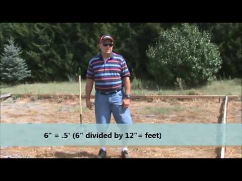 How to figure out square feet, square yards and cubic yards