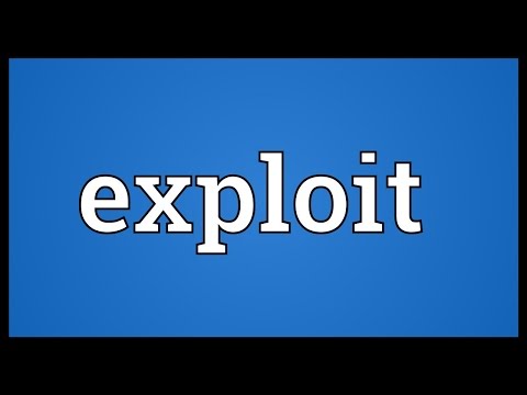 Exploit Meaning