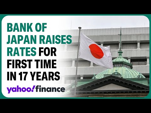 Bank of Japan raises interest rates for first time in 17 years