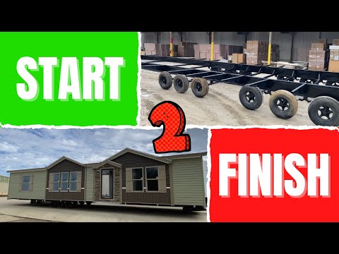 HERE'S HOW MOBILE HOMES ARE BUILT! Start to finish manufacturing plant tour! Winston Homebuilders