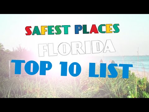 TOP 10 SAFEST PLACES TO LIVE IN FLORIDA  🌴