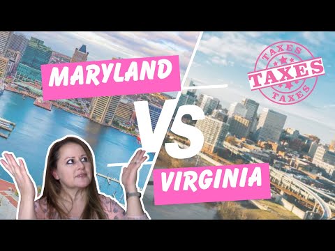 MD vs VA | Maryland vs Virginia Taxes EXPLAINED!