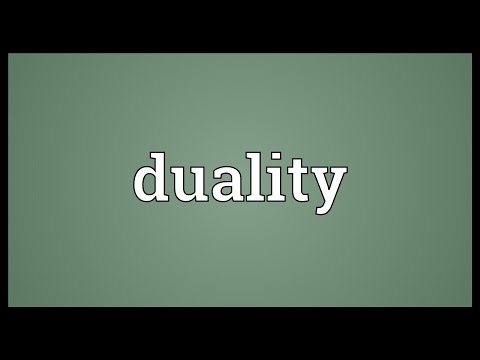 Duality Meaning