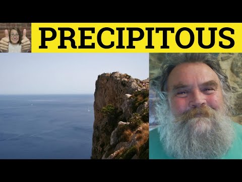 🔵Precipitous Meaning - Precipitously Defined - Precipice Examples - Precipitous Definition Precipice