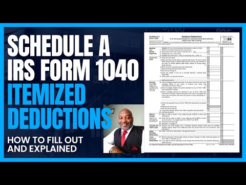 Schedule A Explained - IRS Form 1040 - Itemized Deductions