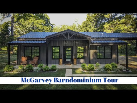 Barndominium Tour - 1200 sq ft - 2 Bedroom - 2 bath Barndominium