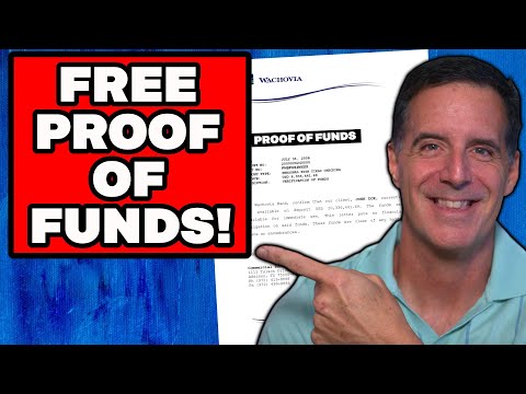 How to Get a FREE PROOF OF FUNDS Letter for Your Sellers | Wholesaling Real Estate