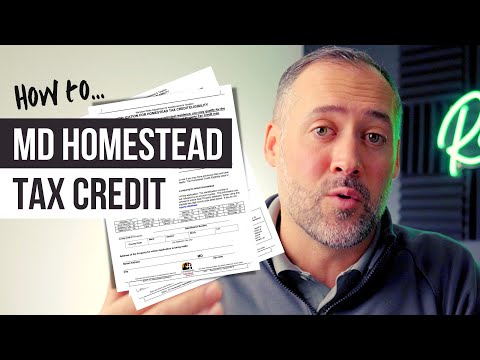 How to Apply for the Maryland Homestead Tax Credit