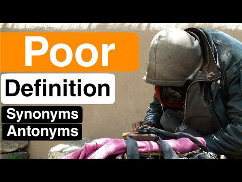 Poor Pronunciation | Poor Definition | Poor Synonyms | Poor Antonyms