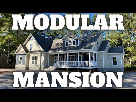 ULTRA LARGE 2 story modular home out of this WORLD! Prefab House Tour