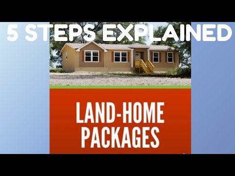 5 STEPS TO MOBILE HOME  LAND HOME PACKAGES