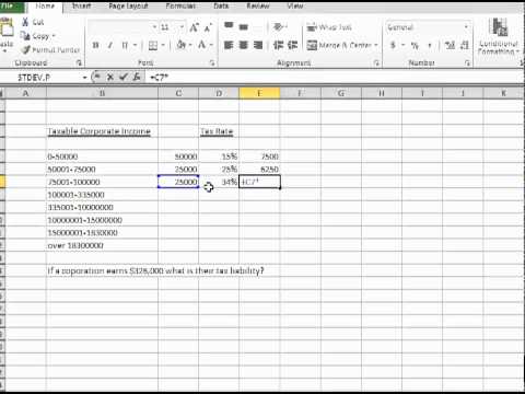 Calculating Tax Liability