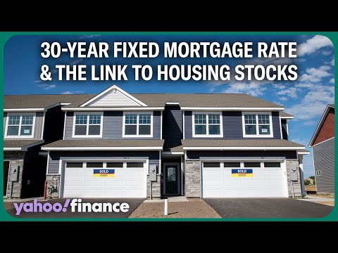 Real Estate: 30-year fixed mortgage rate and the link to housing stocks