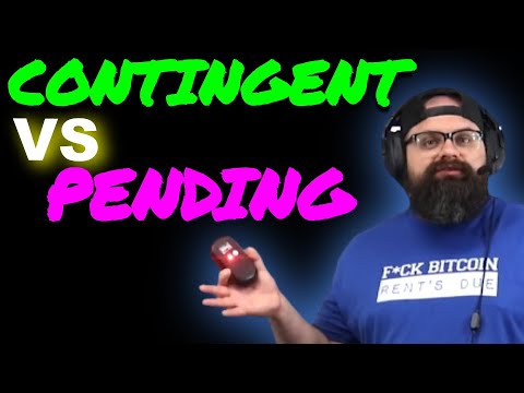 Contingent vs Pending: What's the difference between Contingent and Pending? | Ask James Wise 63