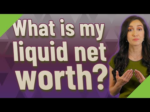 What is my liquid net worth?