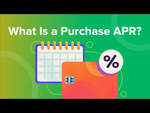 What Is a Purchase APR?