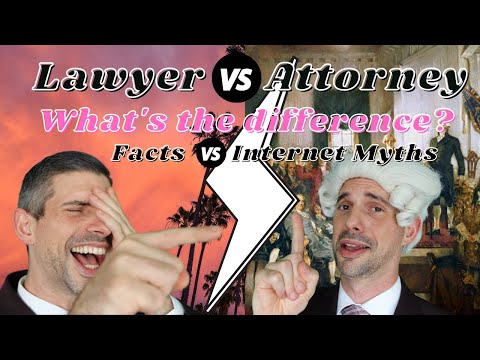 Lawyer vs  Attorney Whats the Difference?