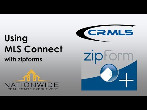 Using MLS Connect in zipforms