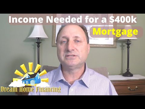 Income Needed for a 400k Mortgage