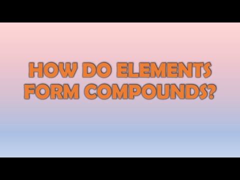 WHAT ARE COMPOUNDS?