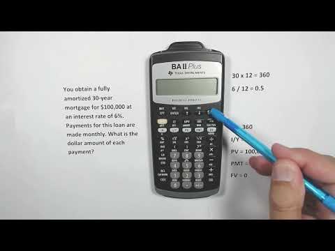 How To Calculate Loan Payments with BAII Plus Calculator by Texas Instruments, Mortgage, Auto Loan