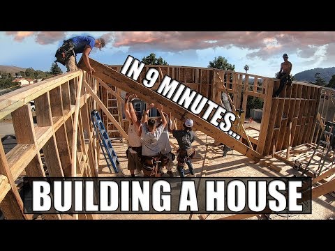 Building A House In 9 Minutes!