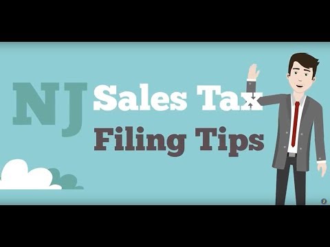 Tips For Filing Your NJ Sales & Use Tax Returns