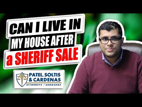 Can I live in my house after a sheriff sale? How long can I live in home after a foreclosure sale?