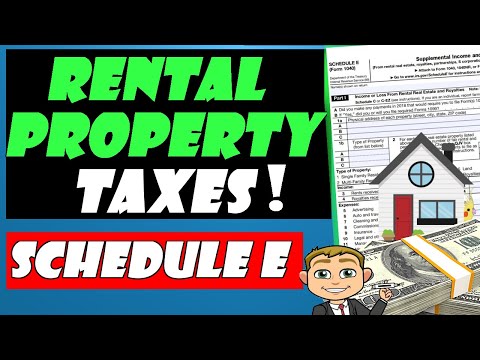 How to Fill out Schedule E  Income Tax Form For Your Rental Property! 🧾 🏠 - Very Detailed