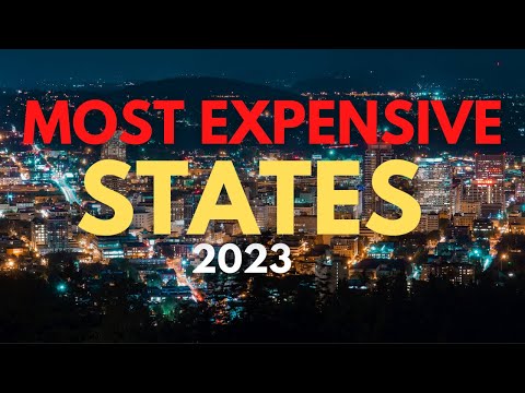 Most  Expensive  States To Live In The  U.S. | States With The Highest cost Of Living