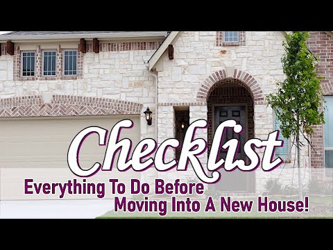 How-To Prepare House for Moving In! Tips!