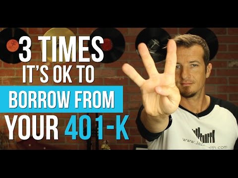 3 times its ok to take a loan from a 401k | Retirement planning