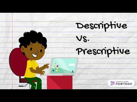 Descriptive Vs Prescriptive | Definition | Explanation | Examples | Linguistics