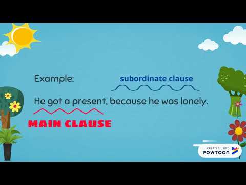 Main Clause and Subordinate Clause