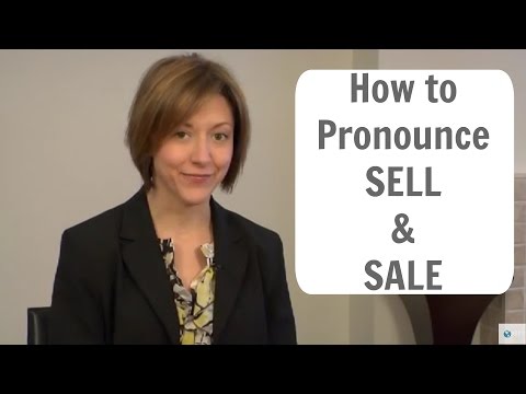 How to  pronounce SELL (CELL) and SALE (SAIL) - American English Pronunciation Lesson #learnenglish