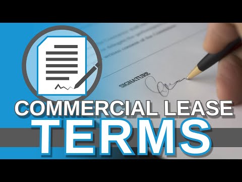 Typical Commercial Lease Terms That Everyone Should Know