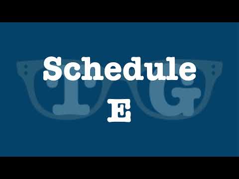 Taxes for Landlords 4:  Putting it all together on a Schedule E.