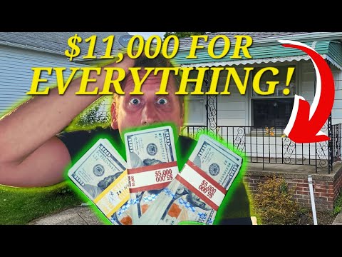 $11,000 for EVERYTHING but the house! ~ Elderly man didn't want Storage unit, unbelievable!