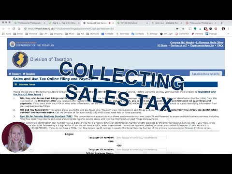 Collecting NJ Sales Tax as a Photographer