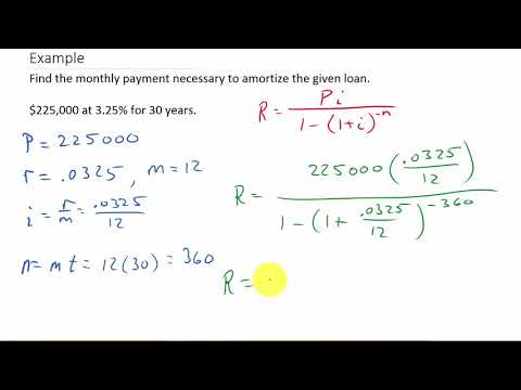 How to Calculate Amortization Payments