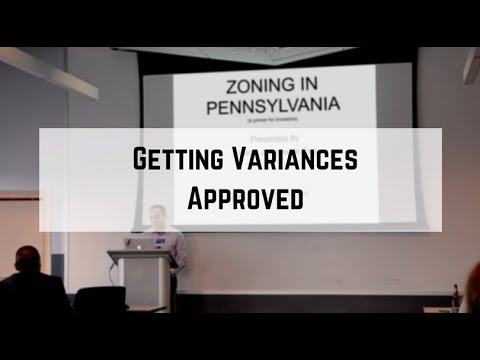 Getting Variances Approved