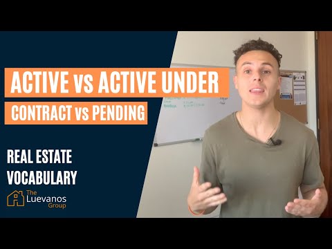 Active vs  Active Under Contract vs  Pending