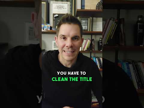 What does it mean to have a clean title?