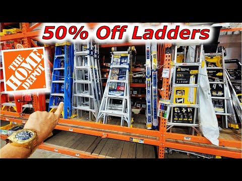 50% Off Ladders Home Depot! New Black Friday Deals