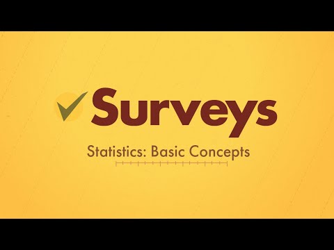 Surveys in Statistics